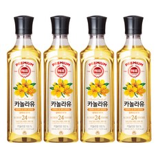 해표 카놀라유, 500ml, 4개