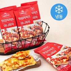 서울우유 서울피자관 맛김치치즈 미니피자 (냉동), 105g, 6개입