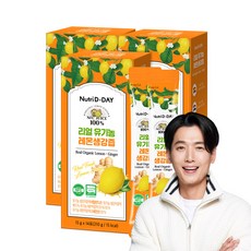 뉴트리디데이 리얼 NFC 유기농 레몬생강즙 100% 14포, 210g, 3개