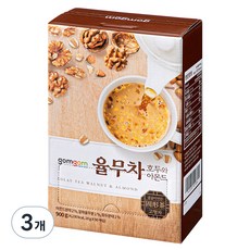 곰곰 율무차 호두와 아몬드, 18g, 50개입, 3개