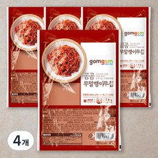 곰곰 무말랭이 무침 (냉장), 1kg, 4개