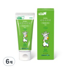 제니튼 닥터제니 저불소 어린이치약, 60g, 6개