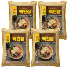 몽고식품 백된장, 2kg, 4개