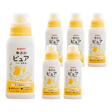 pigeon 貝親 無添加嬰兒衣物柔軟精, 600ml, 6瓶