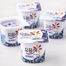 요플레 블루베리 멀티 85g, 4개입