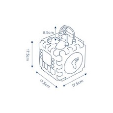 하베브릭스 6 in 1 변신큐브 영아완구, 그레이 + 옐로우 + 민트 + 핑크 + 블루 + 네이비, 1개 - 이미지 10