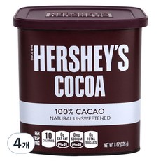 허쉬 코코아 파우더, 226g, 1개입, 4개