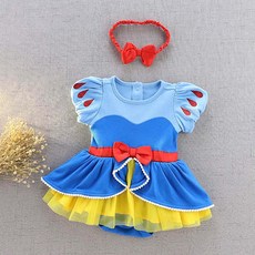 Kori Deer 可莉鹿 女嬰寶寶萬聖節變裝連身衣-多款短袖, Red, Blue, Yellow, 80cm