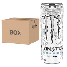 MONSTER ENERGY 魔爪 超越能量碳酸飲料 355mL 24罐, 零糖低熱量，含維生素B群、人參和牛磺酸