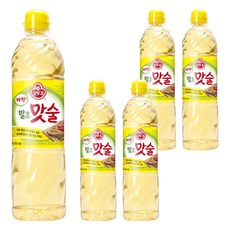 오뚜기 미향 발효맛술, 5개, 900ml