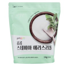 gomgom 甜菊糖醇，1公斤, 1kg, 1包