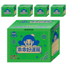 乖乖 好運箱 Set, 奶油椰子口味 40g x 6包, 奶油椰子口味6包, 5盒