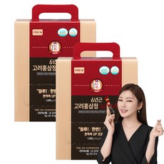 Jungwonsam 6年根高麗紅蔘萃取飲, 1kg, 2盒