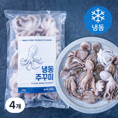 바이오션 주꾸미 (냉동), 500g(10~15마리), 4개