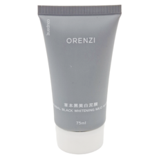 ORENZI 歐倫琪 草本黑美白泥膜 75ml，深層清潔毛孔，提亮膚色，改善暗沉, 1條