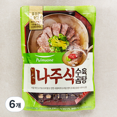 풀무원 반듯한식 나주식 수육곰탕 냉장, 450g, 6개