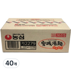 농심 안성탕면 125g, 40개 40개