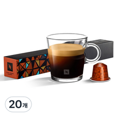 네스프레소 오리지널 월드 익스플로레이션 케이프타운 룽고 캡슐커피 40ml, 5.5g, 10개입, 20개
