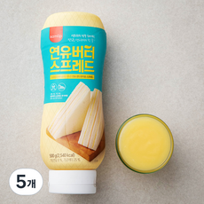 삼립 연유버터 스프레드, 500g, 5개