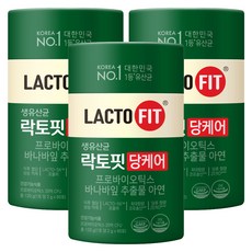 락토핏 당케어 유산균, 120g, 3개