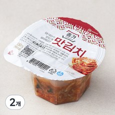 종가 맛김치 미니컵, 130g, 2개
