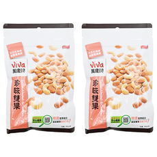 ViVa 萬歲牌 珍味雙果, 杏仁果與腰果, 100公克, 100g, 2包
