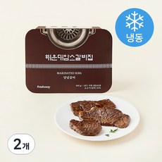 프레시지 해운대암소갈비집 양념갈비 (냉동), 400g, 2개