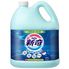 Haiter 新奇 漂白水，四合一強效安心，5L，居家消毒，衣物漂白，去除污漬，去除黃斑, 1桶