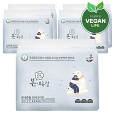 유기농본 본내츄럴 더 유기농 생리대, 오버나이트, 10개입, 5개