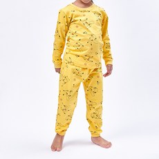 ONEDER 旺達棉品 兒童款寶可夢長袖套裝, 130cm, PK-NL001