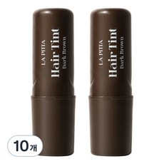 라피타 새치커버 헤어틴트 10ml, 다크브라운, 10개