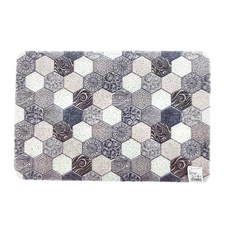 可自由剪裁去泥刮沙彈力絲圈地墊, 45x75cm 尺寸, PVC 成份, 45 × 75cm, 泛青土耳其, 1個