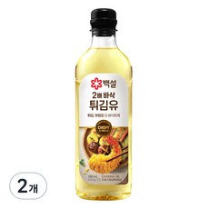 CJ BEKSUL 白雪 酥脆的料理油, 900ml, 2個