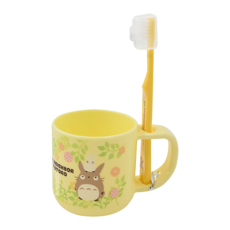 Skater 牙刷杯組 牙刷14cm+漱口杯180ml, 龍貓 TOTORO, 3-5歲, 1組
