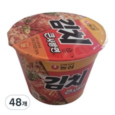 농심 김치 큰사발면 112g, 48개