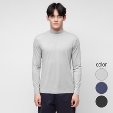 캐럿 남성용 기능성 긴소매 터틀넥 티셔츠