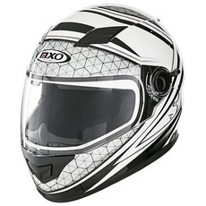 MXO 스피드 오토바이 헬멧, 화이트블랙