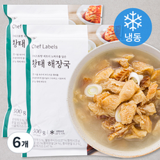 셰프레이블 황태 해장국 (냉동), 500g, 6개