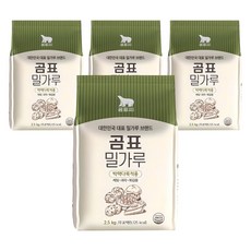 곰표 박력 밀가루, 2.5kg, 4개
