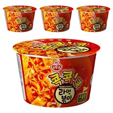 OTTOGI 不倒翁 碗裝辣炒年糕風味乾拌麵, 4入