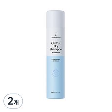 밀크바오밥 오일 컷 드라이 샴푸 화이트머스크, 200ml, 2개