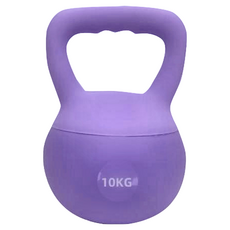 無品牌 彩色軟壺鈴 10kg 紫色 軟式壺鈴 健身 瑜珈 訓練器材, 1個