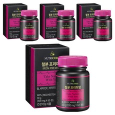 NUTRICORE 鐵溢價, 60顆, 4個