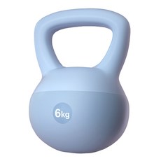 無品牌 彩色軟壺鈴 6kg 藍色 軟體材質 居家健身適用, 1個