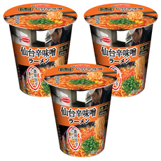 AceCOOK 仙台辛味噌風味杯麵，正宗風味，3分鐘享用, 3入