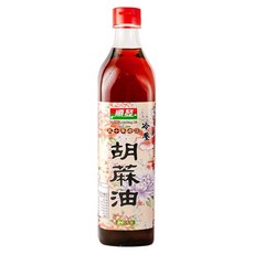 順發油品 冷壓胡麻油, 520ml, 1瓶