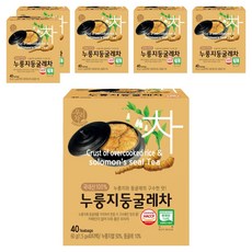 우리차 누룽지 둥굴레차, 1.5g, 40개입, 6개