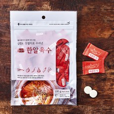 삼천포 통멸치로 우려낸 매콤한 한알육수 25개입, 100g, 1개
