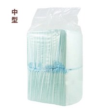 易堆 專業用尿布 犬用 Set 50片, 寵物專用尿布墊，引導正確小便習慣，高吸水分子，有效防止滲漏，一片多用途，外出居家都適用, 中型 45 x 60cm, 1包