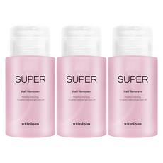 withshyan 大容量去光水, 200ml, 3個
